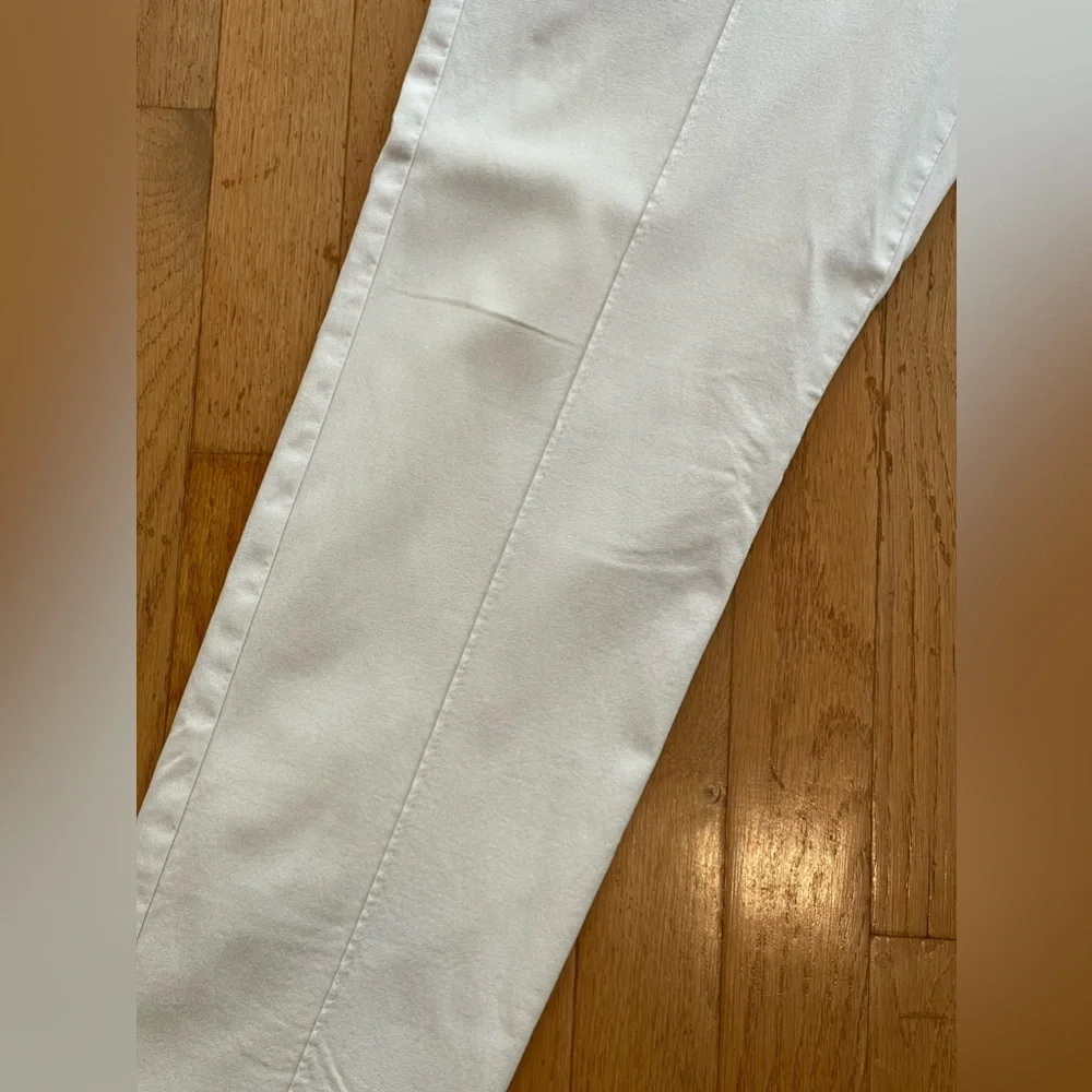 Briggs ladies full stretch white pull on/zip dress pants size 14-5‎ pocket/slash - Picture 2 of 12